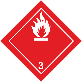 Легковоспламеняющиеся жидкости - Маркировка опасных грузов, знаки опасности - Магазин товаров по охране труда и технике безопасности.